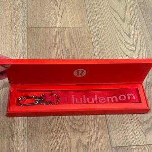 lululemon athletica Rare Membership Vibrant Red Key Holder